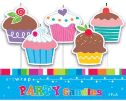 Party Candles - Cupcakes - Click Image to Close